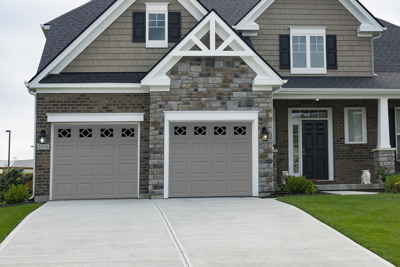 Creatice Garage Entry Door Colors for Small Space